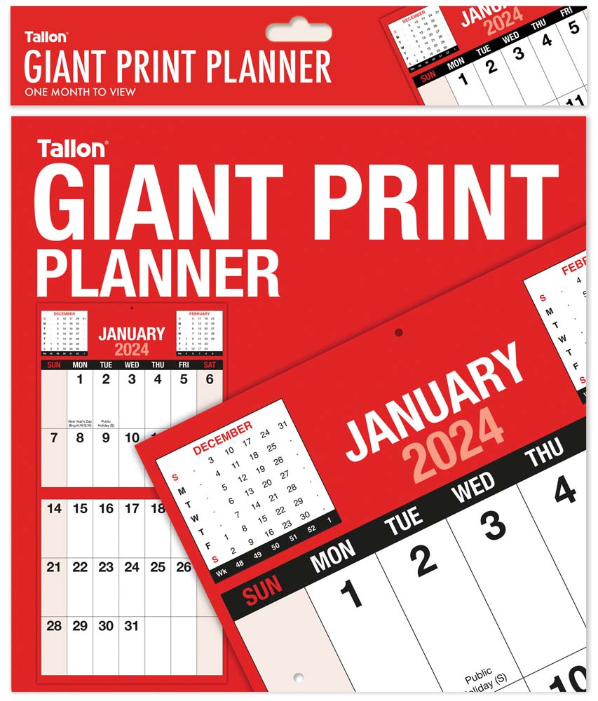 Calendar Red & Black - MTV Giant Print