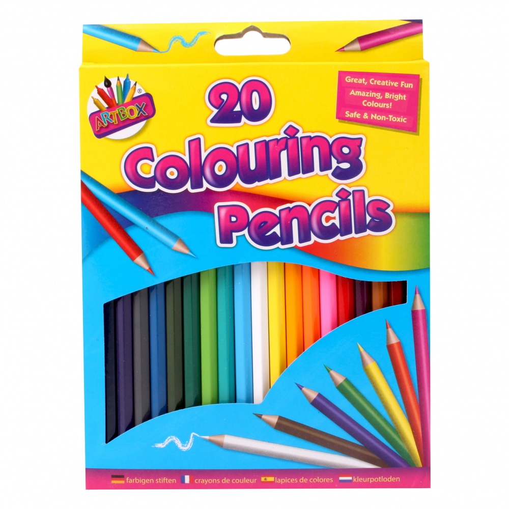 20 Full Size Colour Pencils