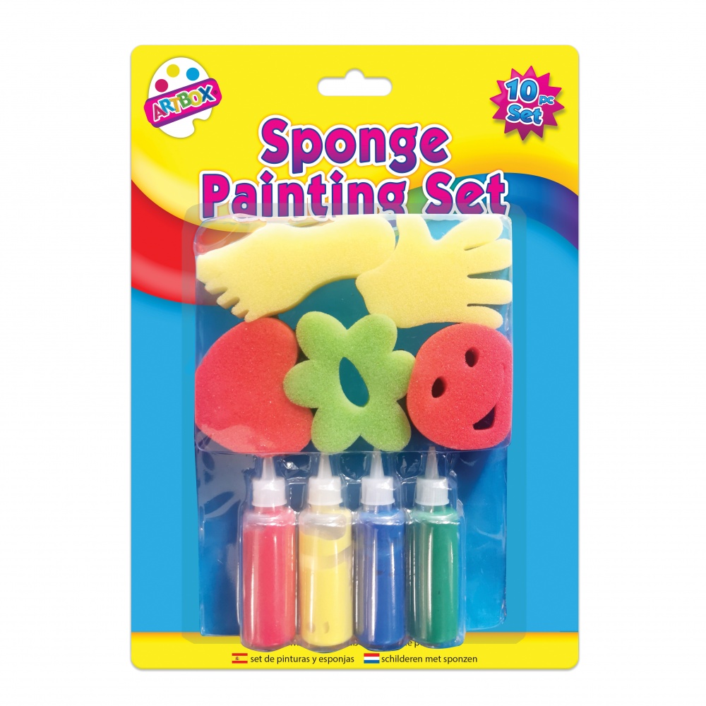 9 Piece Sponge Painting Set