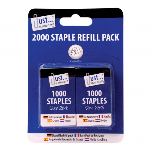 2 x 1000 No 26-6 Staples