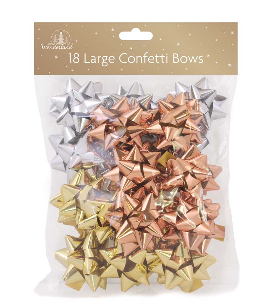 Bows XMAS 18 Large Confetti,Luxury